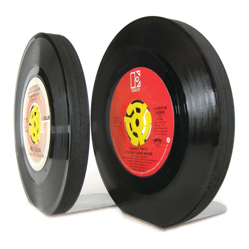 Serre-livres pour disques vinyles | 45 tr/min