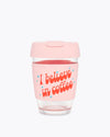 Glass Travel Coffee Mug multiple styles {clearance}