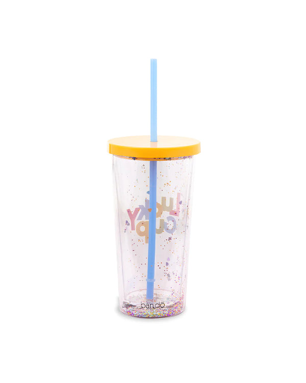 Glitter Bomb Sip Sip Tumbler with Straw | Lucky Cup {clearance}