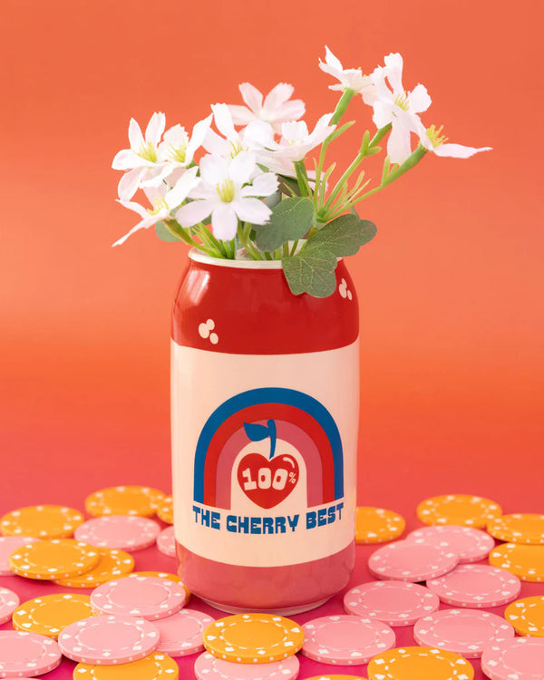 Lucky Cherry Cream Soda Vase