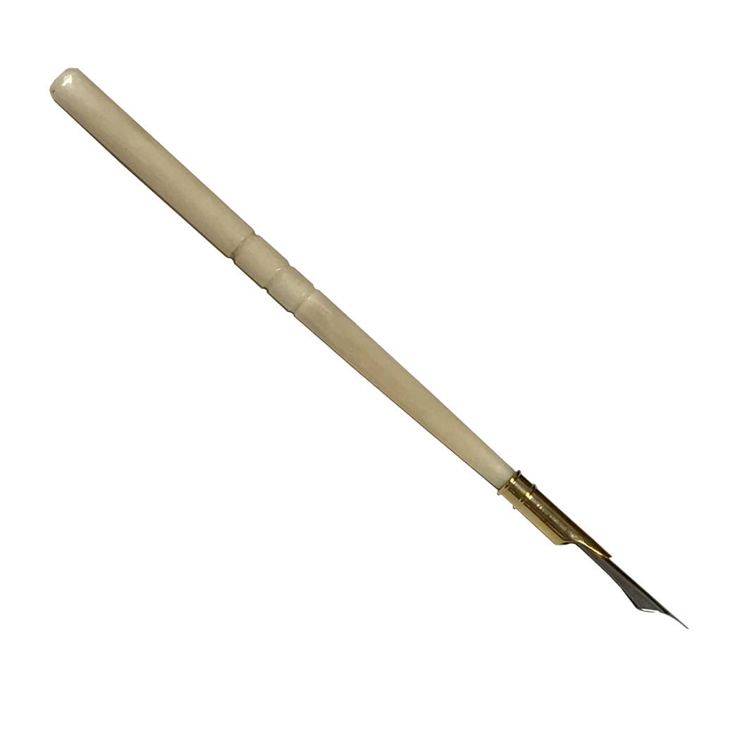 Off-White Turned Ox Bone Nib Pen
