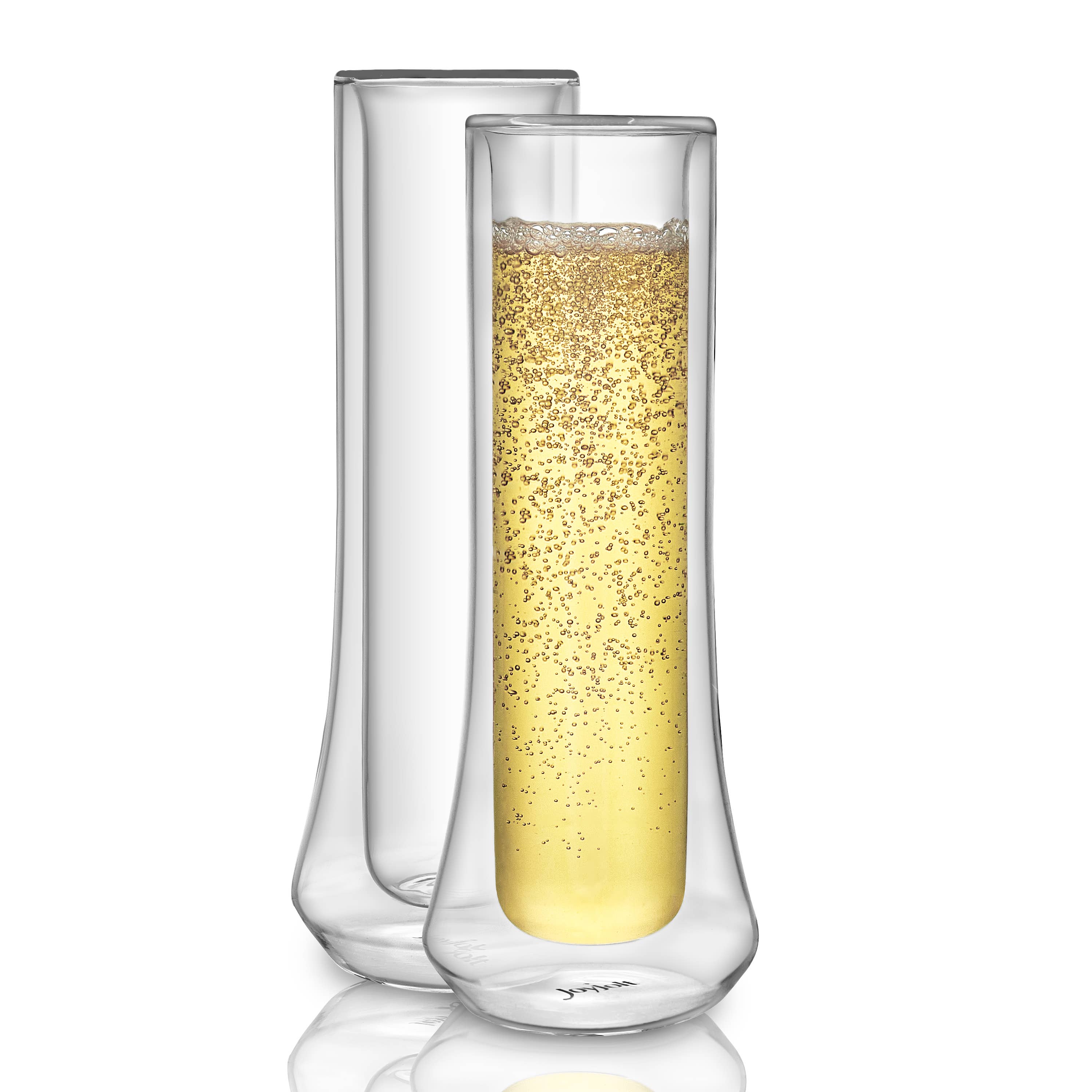 Cosmos Double Wall Champagne Glasses {Set of 2}