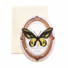 Rothschild's Birdwing Oval Greeting Card