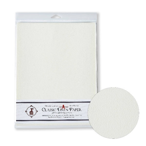 Classic Linen Brilliant White Stationery Paper