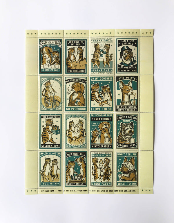 Lick & Stick Stamps | Complicated Friendships {clearance}