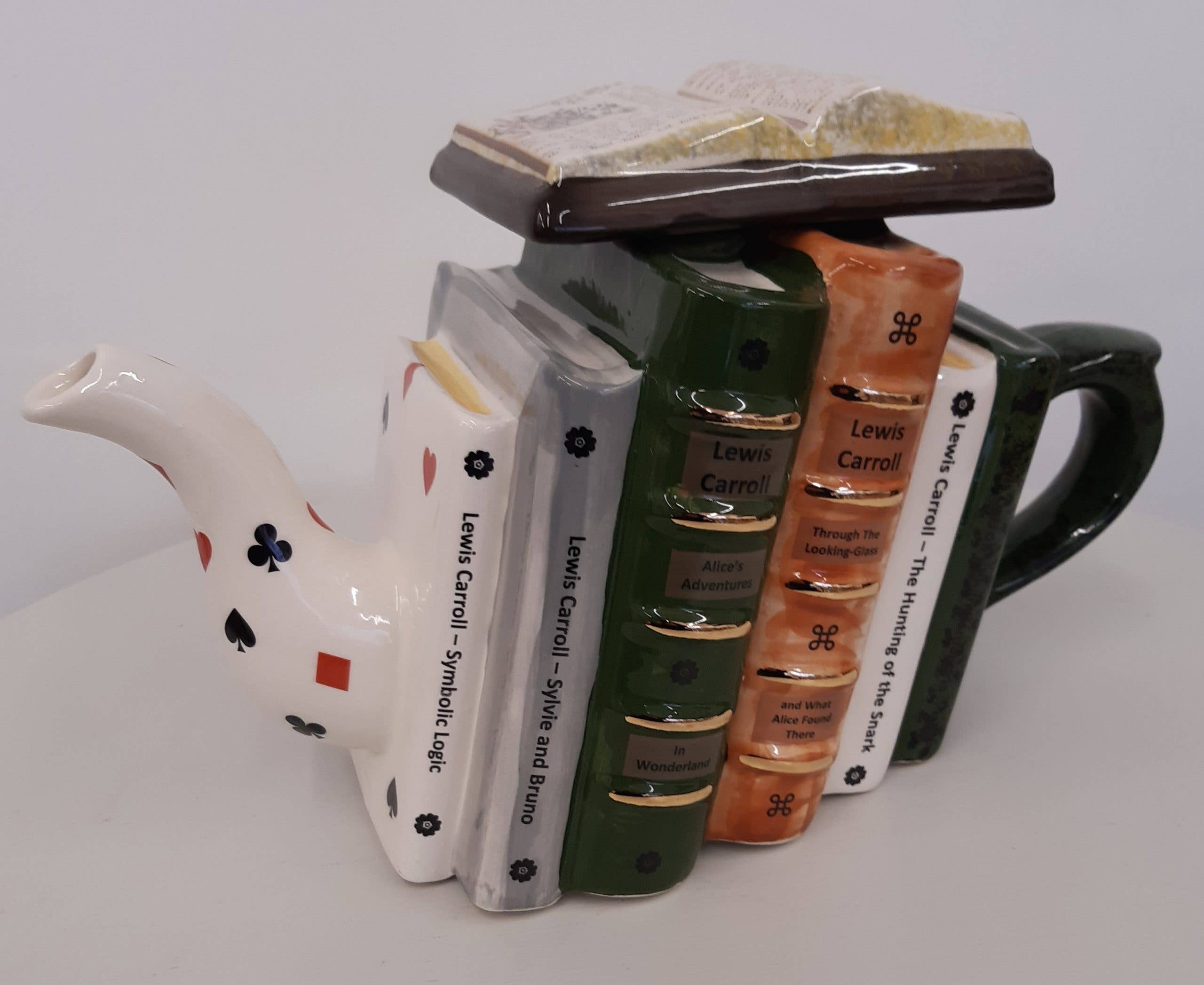 Livres Lewis Carroll Théière | Taille réelle