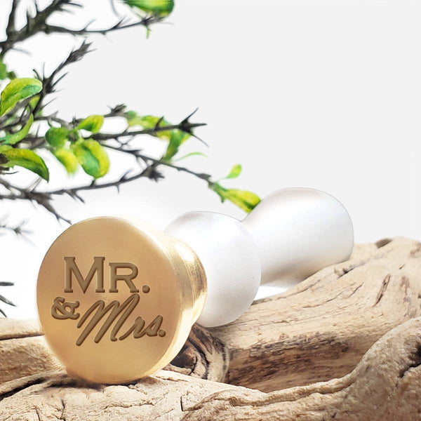 Mr. & Mrs. Wax Seal Stamp