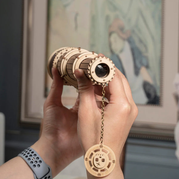 Monocular Telescope Mechanical Wooden Puzzle