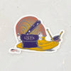 {back soon!} Postal Snail Vinyl Sticker