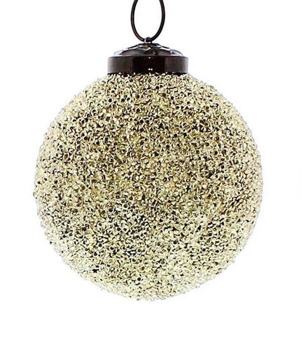 Crystalized Glass Ornament | Assorted Colors {multiple sizes}