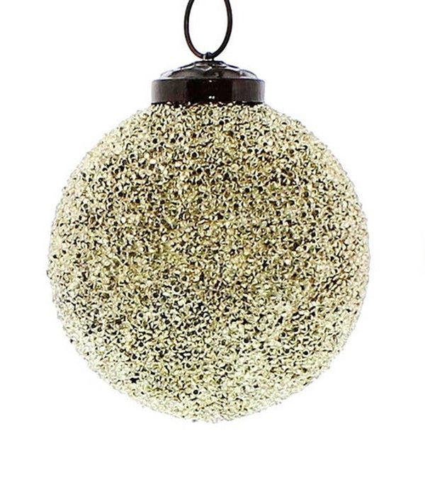 Crystalized Glass Ornament | Assorted Colors {multiple sizes}