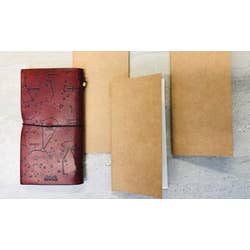 Handmade Leather Traveler’s Notebook | The Future Belongs {Eleanor Roosevelt}