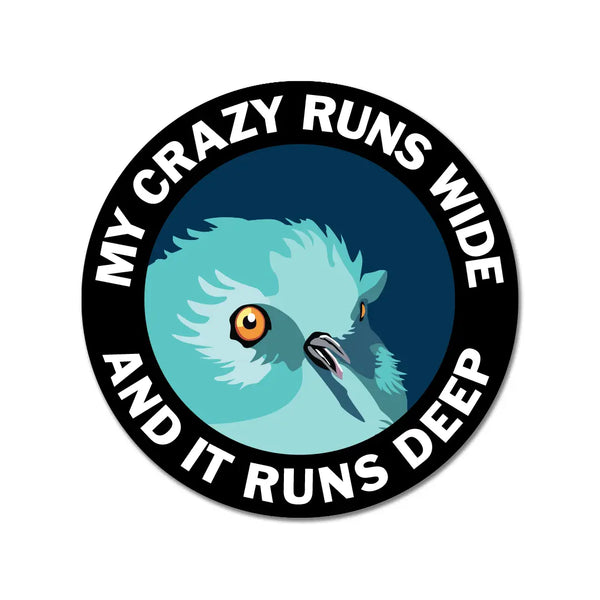 Troubled Birds Vinyl Stickers