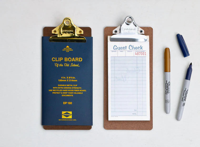 Presse-papiers Penco Old School | Clip doré {plusieurs tailles}