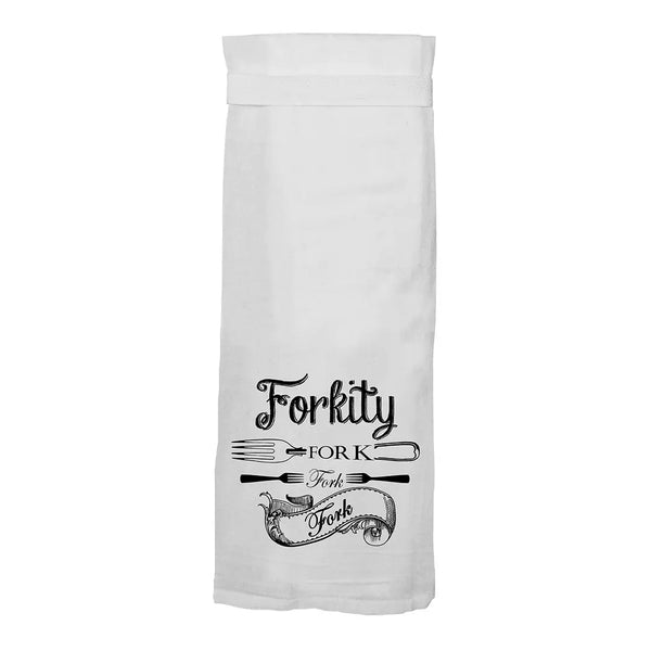 Serviette de cuisine fourchette fourchette Forkity