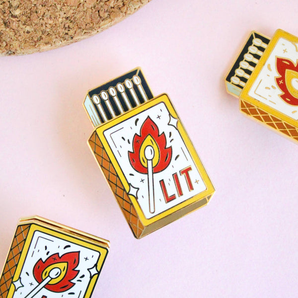 Lit Enamel Pin {Interactive}