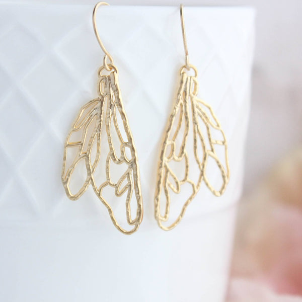 Filigree Wing Earrings