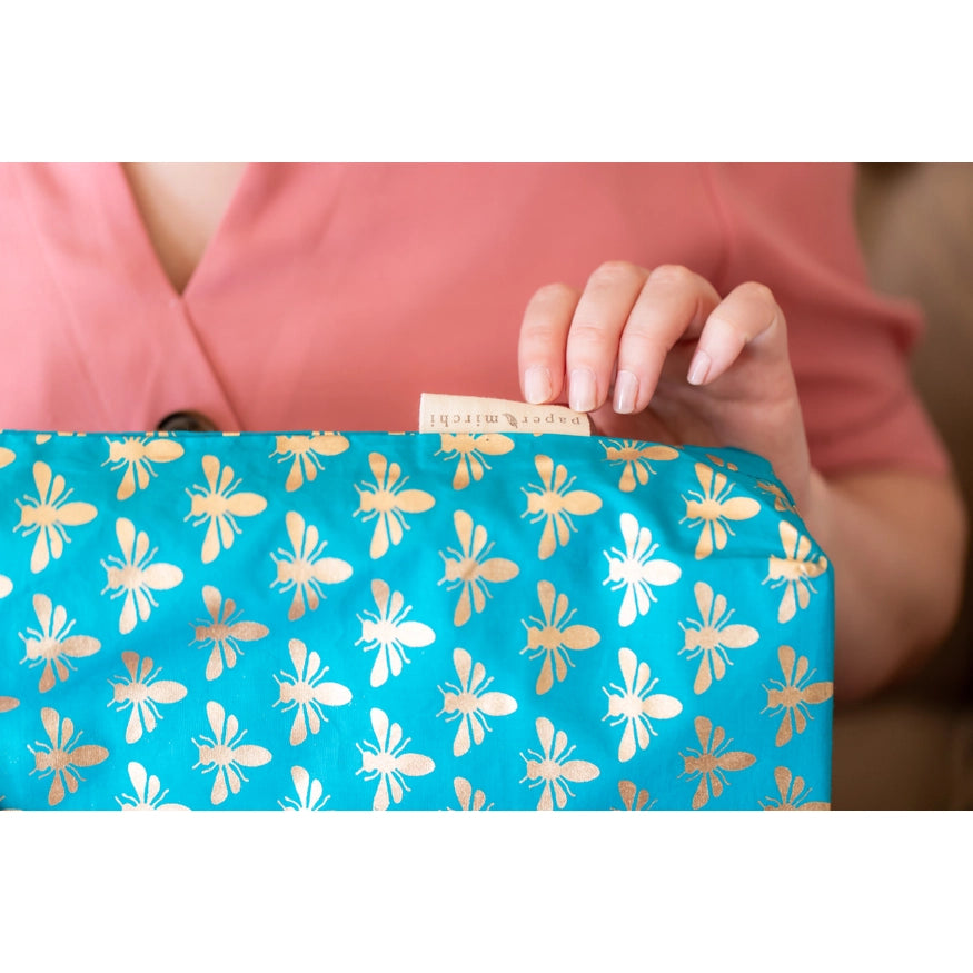 Sacs cadeaux en tissu réutilisables | Collection Abeilles {plusieurs styles}