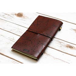 Handmade Leather Traveler’s Notebook | The Future Belongs {Eleanor Roosevelt}