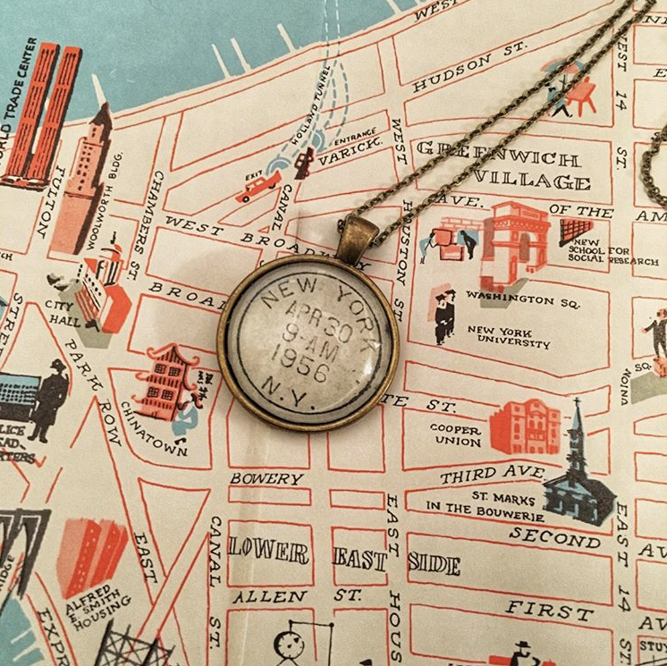 Collier de cachet de la poste {Lieux et dates multiples}