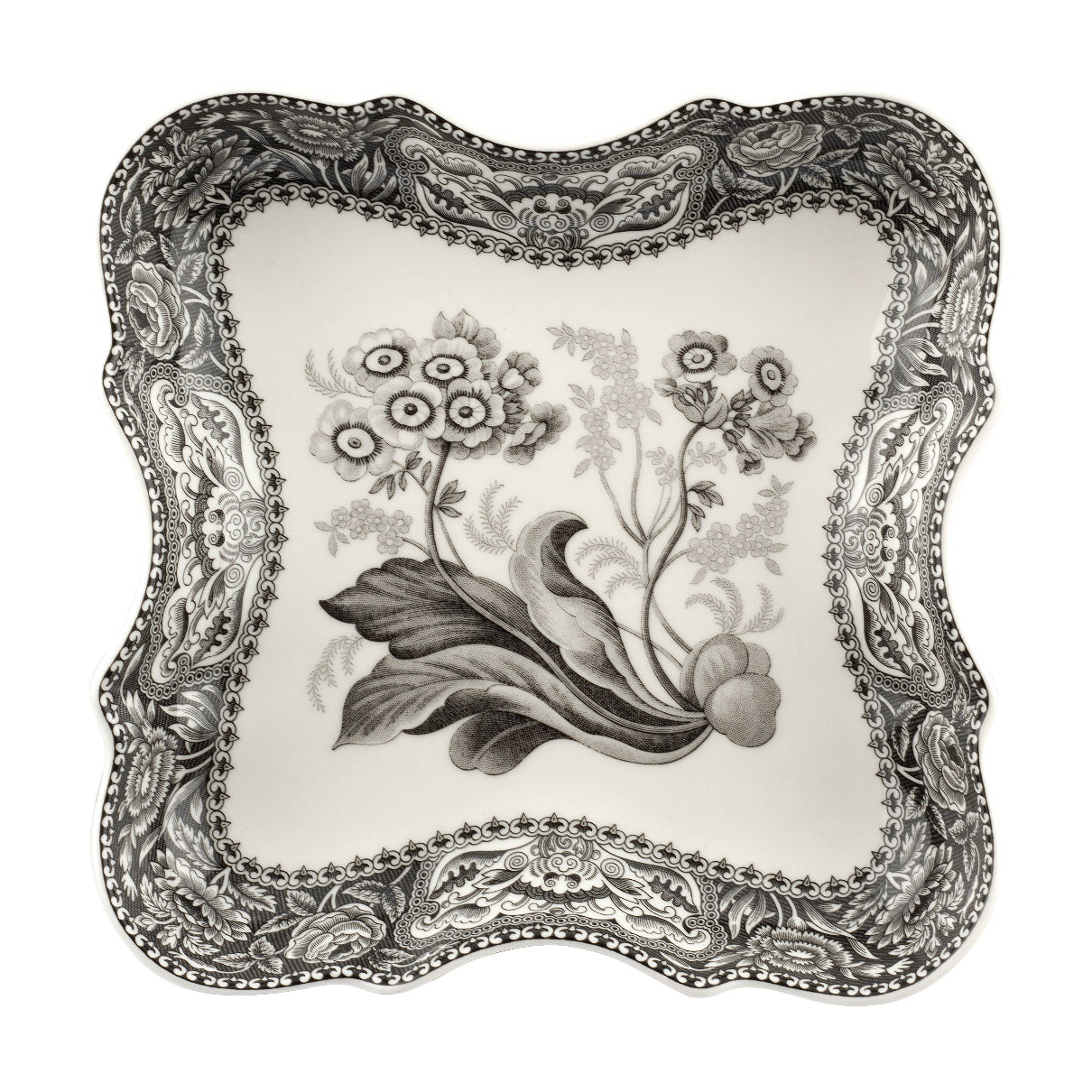 Patrimoine Spode | Plateau Devonia de 9,5 po {Floral}