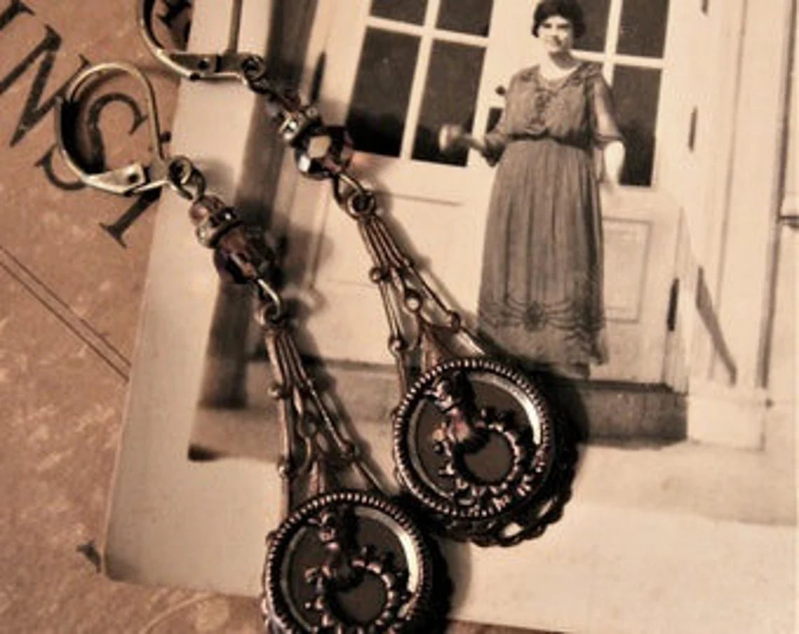Edwardian Livery Assemblage Earrings {One of a Kind}