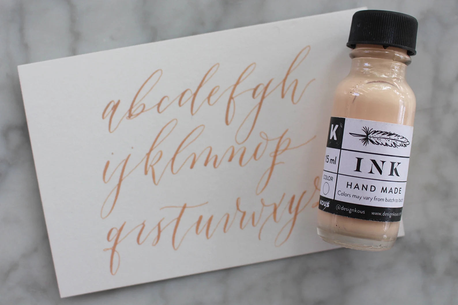 Kous Handmade Blush Calligraphy Ink