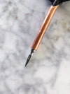 Hand Painted Feather Quill Nib Holder