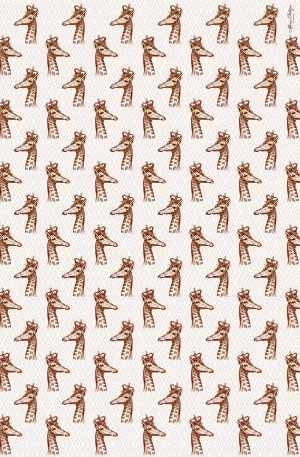 Royal Giraffe Wrapping Paper