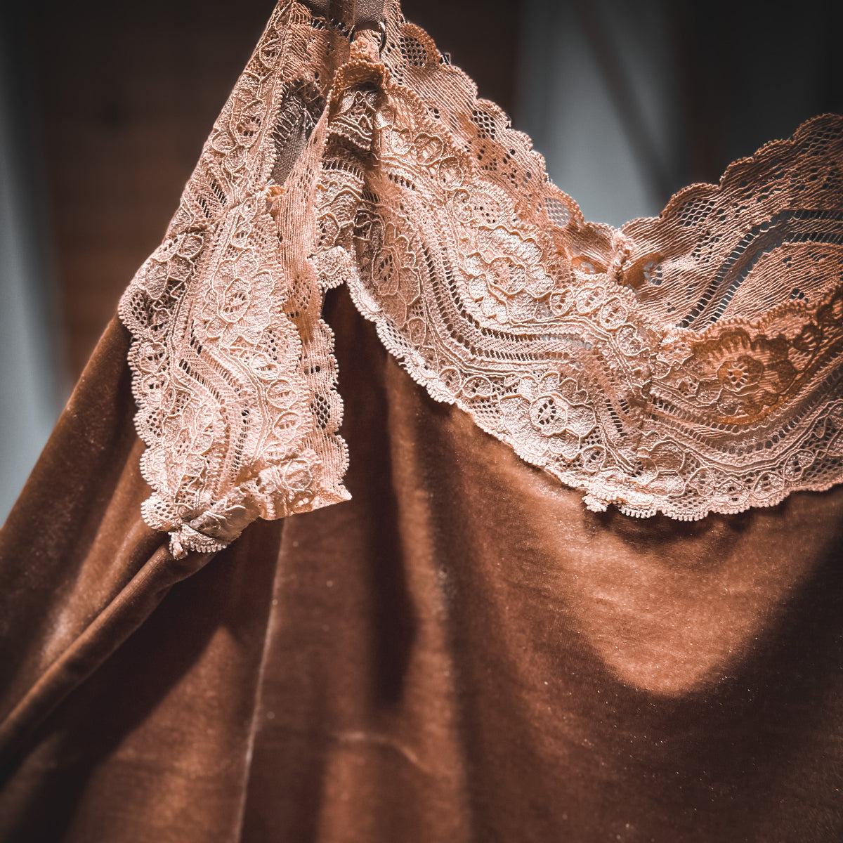 Sweet Lace Velvet Tank {clearance}
