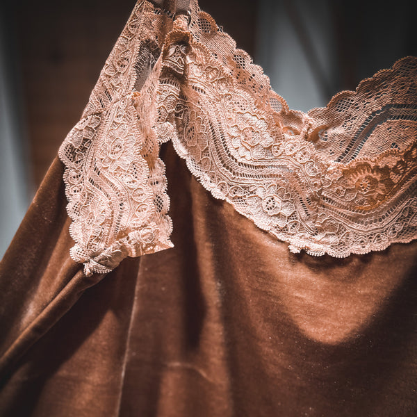 Sweet Lace Velvet Tank {clearance}