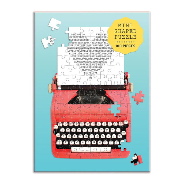 Mini Shaped Puzzle | Just My Type | Vintage Typewriter {100 Piece}