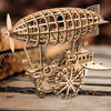 Wind-Up Airship Mechanical Wooden Puzzle