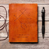Journaux en cuir faits à la main {5x7} | Collection Zodiaque