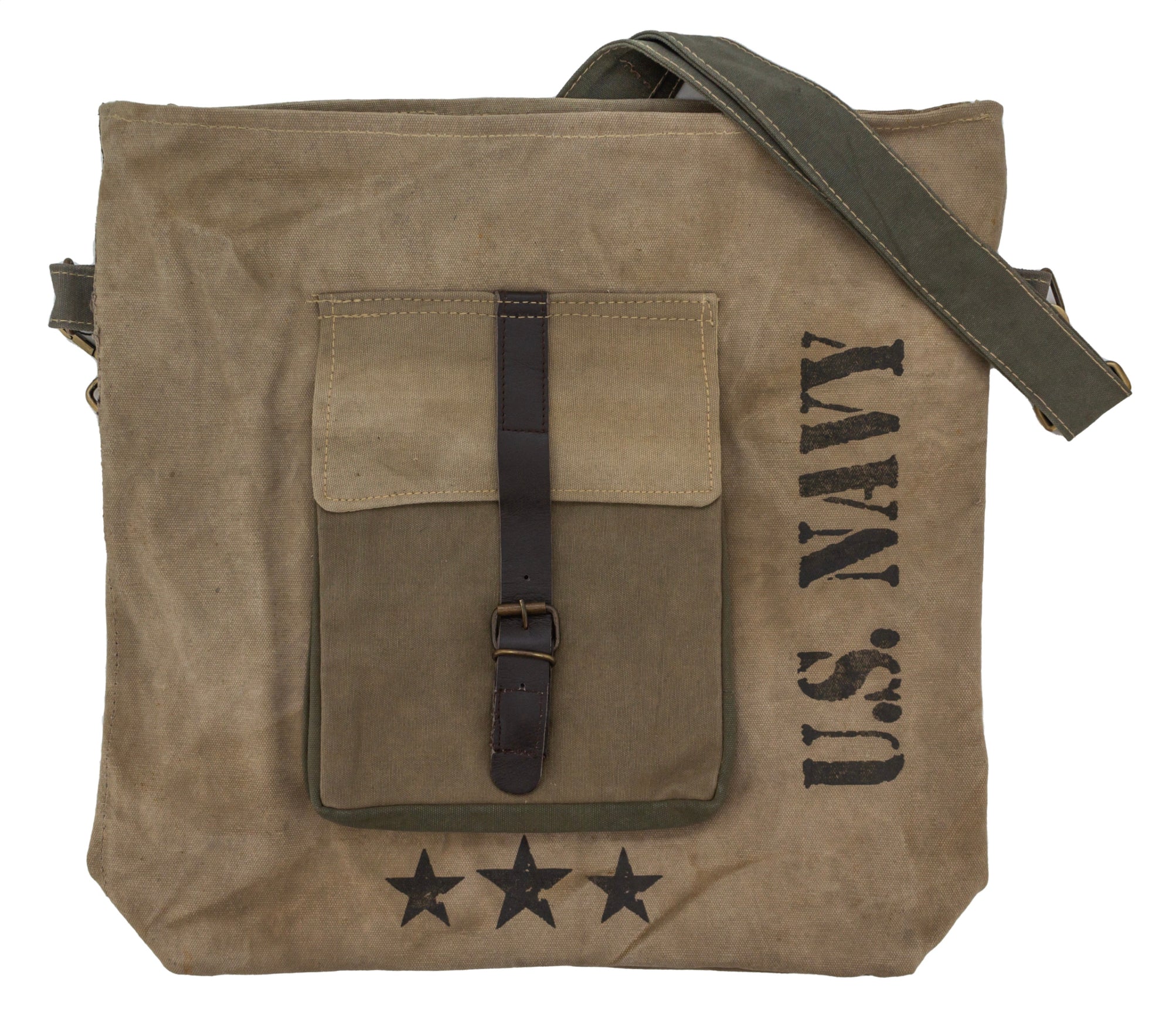 Unisex Crossbody | Upcycled Canvas | US Navy