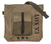 Unisex Crossbody | Upcycled Canvas | US Navy