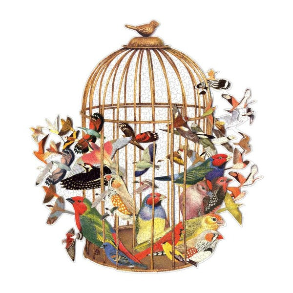 Bouquet of Birds Shaped Puzzle {750 pc}