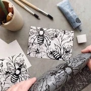Summer Bee 12x12 Mesh Stencil {clearance}