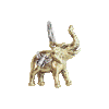 Bee Saved | Elephant Charm {Brass}