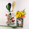 À travers le vase de livre en céramique de miroir