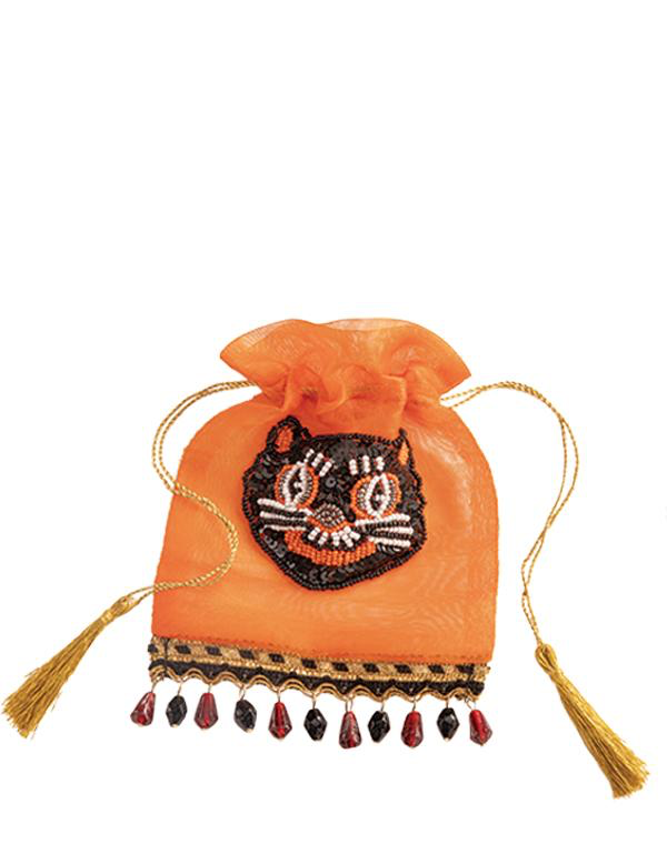 Beaded Halloween Hostess Gift Bags {set of 3}