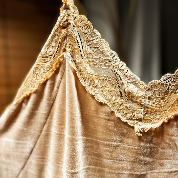 Sweet Lace Velvet Tank {clearance}