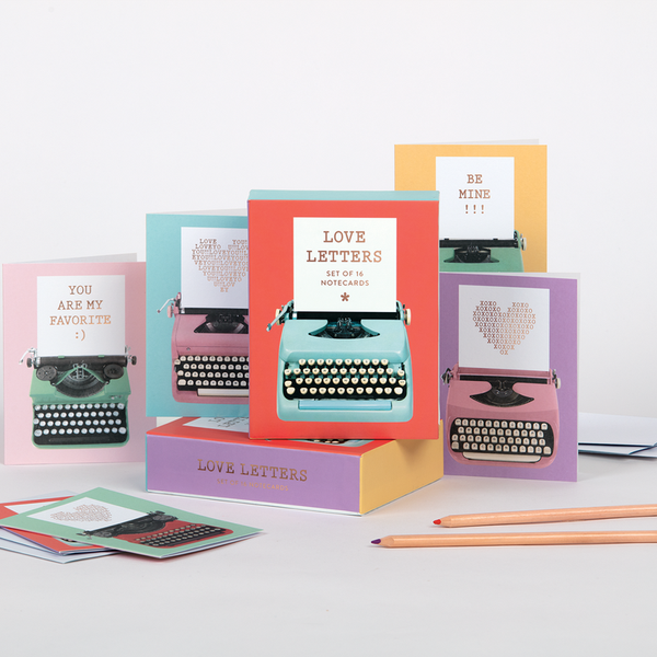 Boxed Cards | Love Letters | Vintage Typewriter