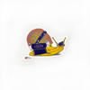 {back soon!} Postal Snail Vinyl Sticker