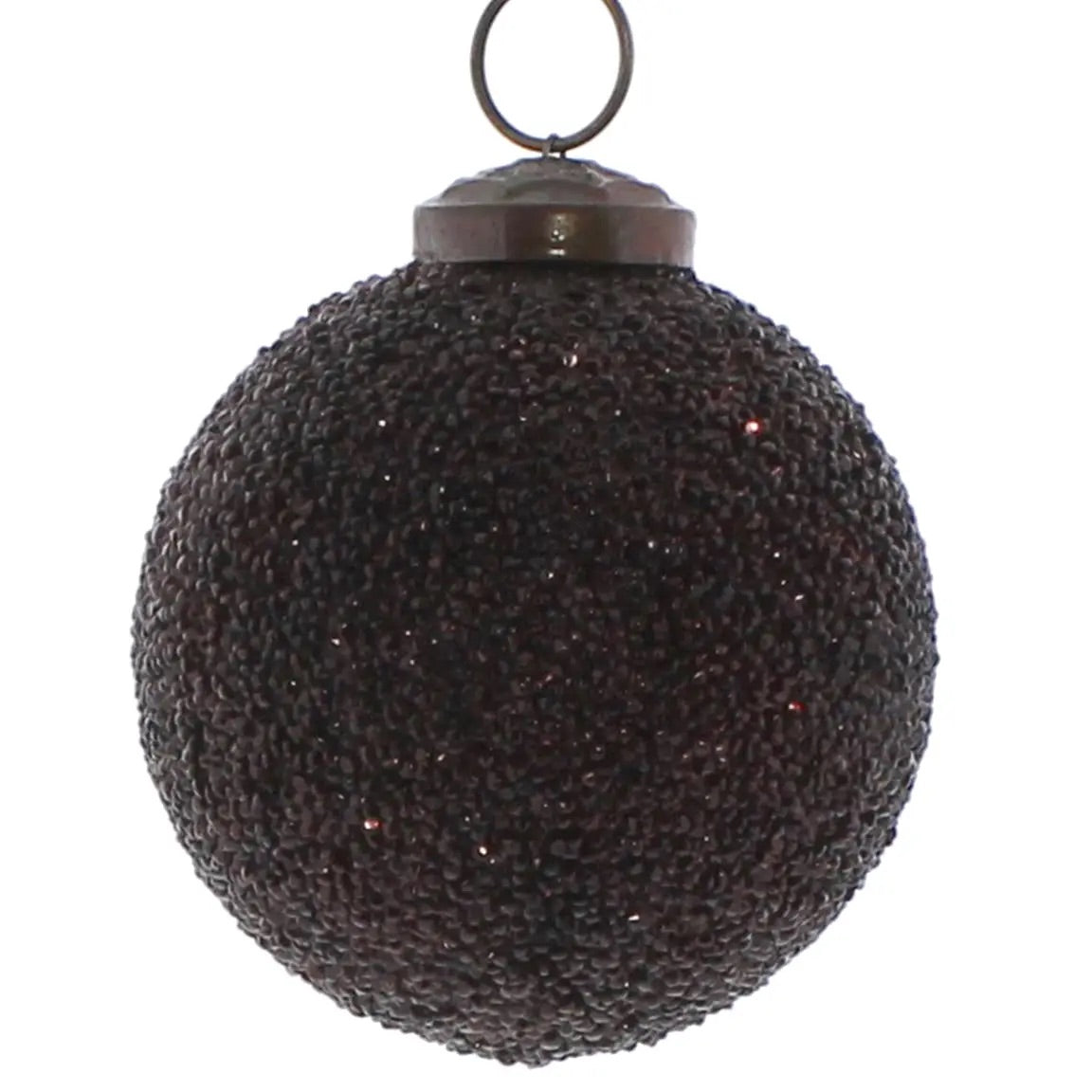 Crystalized Glass Ornament | Assorted Colors {multiple sizes}