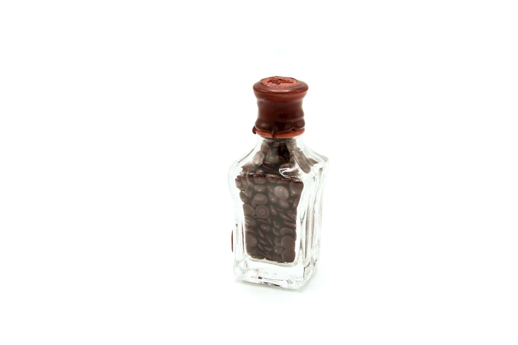 Perles de cire dans une bouteille {plusieurs couleurs}
