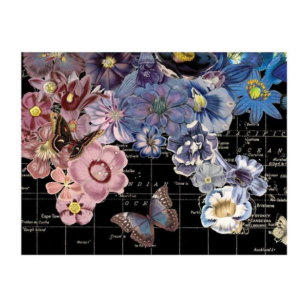 Customizable Notecard Set | Map of the World