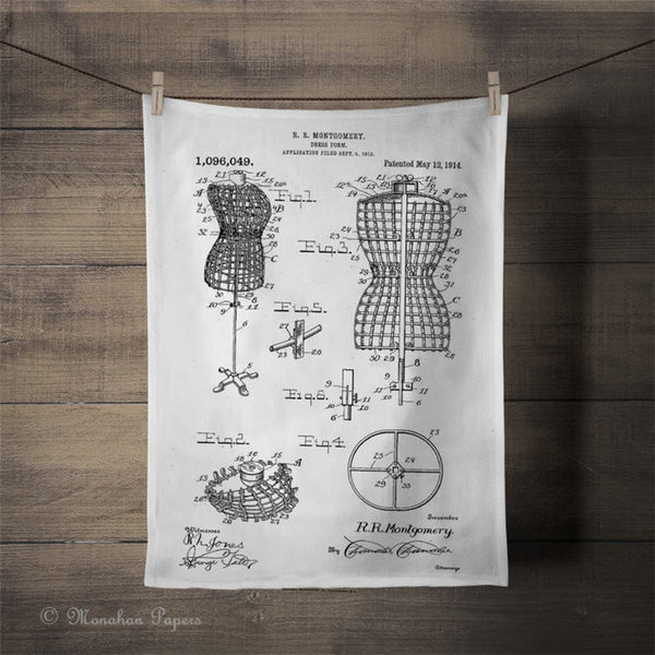 Sketch Tea Towel {Multiple Styles}