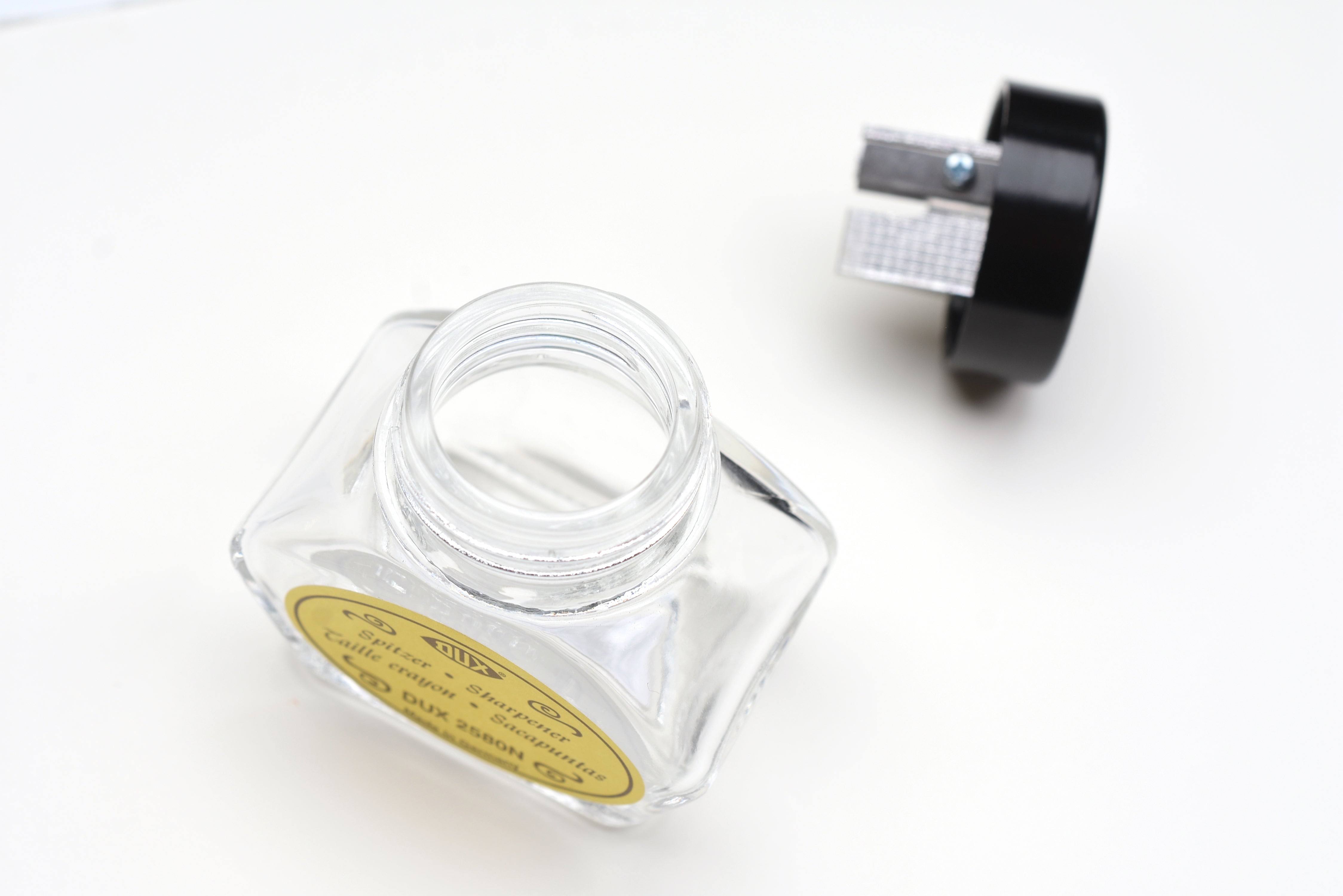 Glass Inkwell Pencil Sharpener {multiple colors}