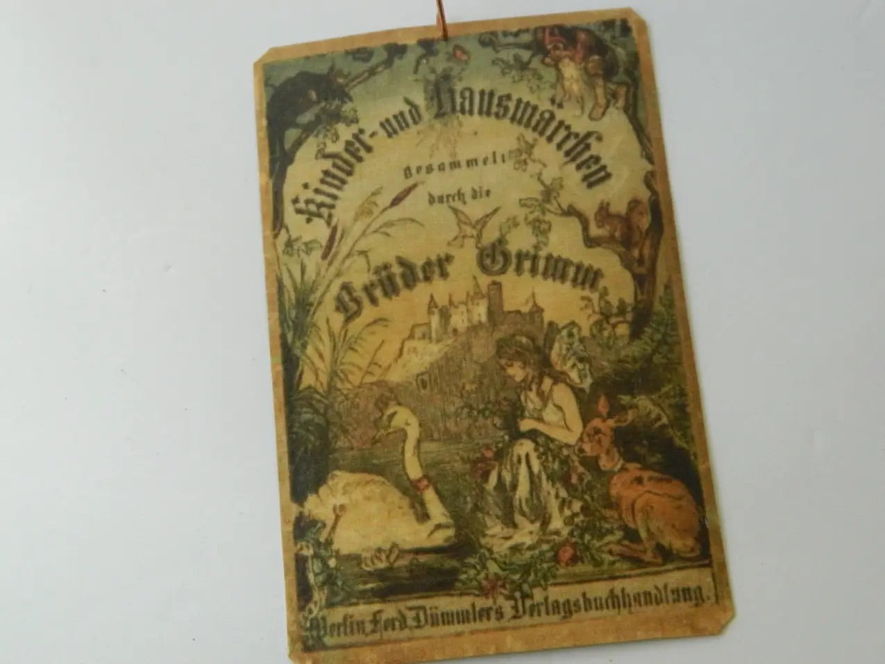 Handmade Vintage Book Cover Ornaments {Various Titles}